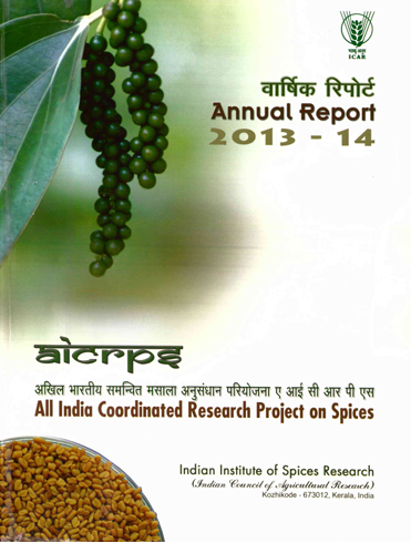 Annual Report 2013 Cover