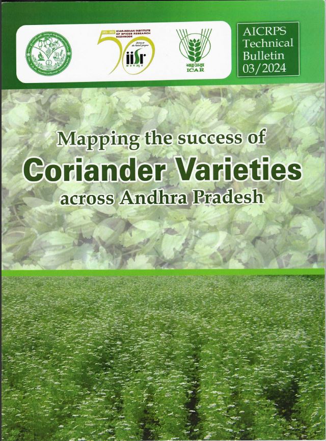 Coriander Varieties Andra Pradesh Cover