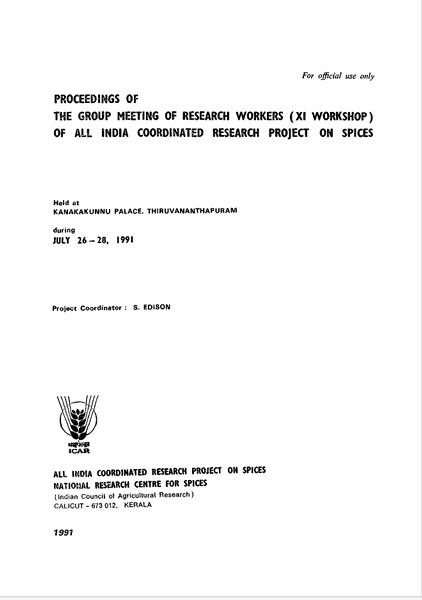Proceedings 1991 Cover