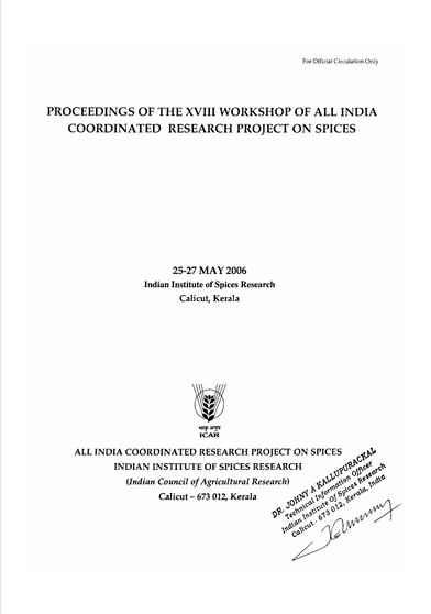 Proceedings 2006 Cover