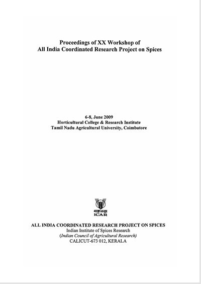 Proceedings 2009 Cover